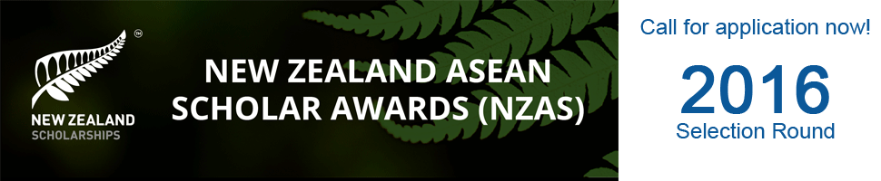 New Zealand ASEAN Scholar Awards 2016